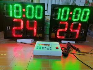 Tabellone da <span class=keywords><strong>Basket</strong></span> in Vetro Temperato di Alta Qualità, Contatore di Punti Cablato/Wireless, Timer 24 Secondi Monofacciale per Uso Esterno - Product Image 3