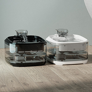 Fontaine à eau PetSafe, filtre circulant de grande capacité, distributeur automatique pour chats et chiens, design arrondi, détachable - Product Image 2