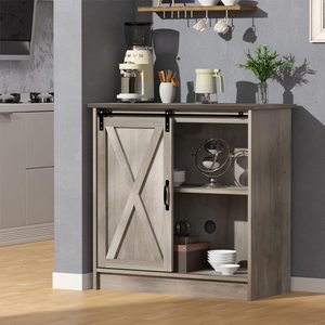 Moderno <span class=keywords><strong>buffet</strong></span> francés y aparador crema de madera rústica blanca wohnzimmer para Cocina - Product Image 3