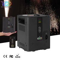 Mini Lámpara de Chispa Fría Recargable de 350W con Control Remoto, Equipo Electrónico para DJ, Luces DMX512, Efecto de Luz Blanca Cálida para Discoteca y Escenario
