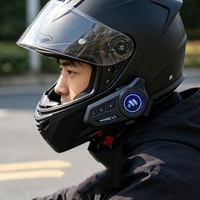 Nouveau casque de moto Bluetooth avec connexion stable, casque de moto avec écouteurs Bluetooth, puce 6.0 avec emballage en boîte