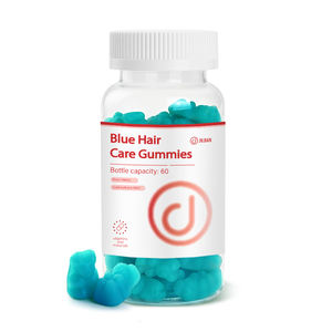 Private Label Voedingssupplement Biotine Blauwe Beer Haarverzorgings Gummies - Product Image 2