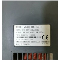 Variateur de fréquence NZ200-11G/15P-4 11kW 15kW 380V à double charge de couple, VFD haute efficacité, convertisseur à économie d'énergie avec RS485 Modbus