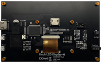 Proculus Pantalla de 7 pulgadas Lcd Tft 1024X600 Pantalla táctil Pantalla DE LA HD-MI Raspberry Pi Pantalla táctil Pantalla LCD Ips DE LA HD-MI