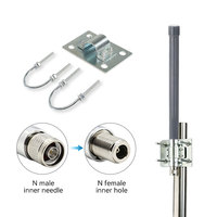 Antenne en fibre de verre 868mhz 915MHZ Antenne à gain élevé Omni directionnelle IP67 Communication étanche Antenne 4G Passerelle anti-drone