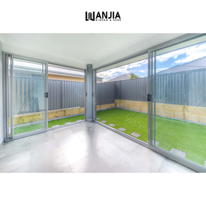 Hiện đại lớn Mở thiết kế bên ngoài tráng men nhôm Patio cửa trượt nhôm kính cửa trượt Patio cửa - Product Image 5