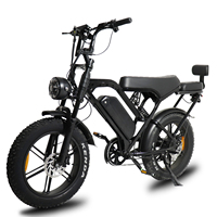 Bicicleta Eléctrica VOMO X80PRO Beach Cruiser, Bicicleta de Montaña, Bicicletas Urbanas, Bicicleta Eléctrica de 20 Pulgadas, Bicicleta Eléctrica Fat E-Bike