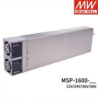 Fuente de Alimentación Industrial y Médica MEANWELL Original de 1600W AC/DC, Alta Fiabilidad, Tipo Encapsulado, Multi-Industrias