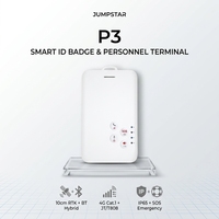 Traceur 4G étanche IP65 à porter en tour de cou avec clôture électronique pour dispositif de présence intelligent pour agents d'assainissement