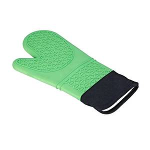 Extra Long Heat Resistant Oven Mitts with <b>Waterproof</b> <b>Silicone</b> Gloves Cotton Liner Dishwasher Safe for BBQ and Grill Use - Product Image 5