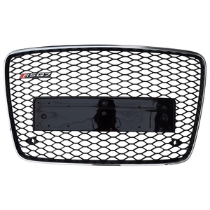 Calandre avant style <span class=keywords><strong>RSQ7</strong></span> pour Q7 SQ7, grille en nid d'abeille, pare-chocs facelift 2005-2015 - Product Image 1