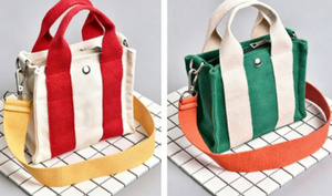 Sac fourre-tout en toile robuste personnalisé, réutilisable pour les courses, le rangement des rouges à lèvres et des maquillages - Product Image 3