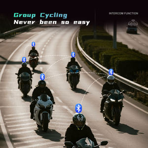 Casque de moto FreedConn <span class=keywords><strong>Tcom</strong></span> V6 avec écouteur Bluetooth 5.1 (avec microphones souples et rigides), compatible avec tous les casques. - Product Image 2