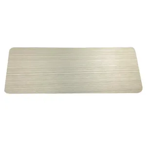 Láminas de Metal de sublimación de aluminio cepillado de bronce dorado y plateado