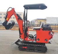 Mini pelle rétrocaveuse pour jardin, ATV, rétrocaveuse domestique