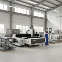 Machine de découpe laser à fibre CNC 3015 3000W 6000W pour tôles et tubes métalliques pour la fabrication industrielle