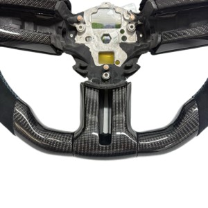 พวงมาลัยคาร์บอนไฟเบอร์สำหรับรถฟอร์ด มัสแตง จีที วี6 เชลบี จีที350 จีที500 ปี <span class=keywords><strong>2010</strong></span> 2011 2012 2013 2014 - Product Image 4