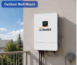 Inversor de Sistema Solar Trifásico Sunkit de 8kw-12.5kw, Opciones WIFI/4G Disponibles, Apto para Almacenamiento de Energía Solar Fotovoltaica Doméstica - Product Image 3