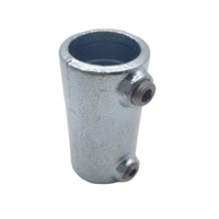 A149A Raccords de tuyauterie en fonte malléable à pince galvanisée de 26.9mm Connecteur de tuyau en fonte à manchon galvanisé à chaud 1 pièce quantité minimale de commande