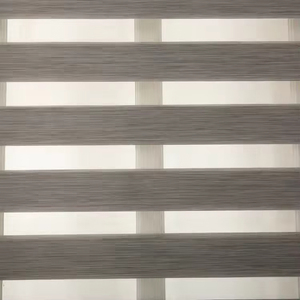 SAMADHI Custom Size Window Blackout Dual Roller <b>Shades</b> High Quality Manual Control Zebra <b>Blinds</b> For Window - Product Image 3