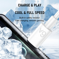 Câble de charge rapide USB 3M 6A Type-C Micro USB 8 broches pour téléphone, tablette, voiture USB2.0 OEM ODM Longueur personnalisée en usine