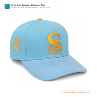 Casquette de baseball personnalisée à 5 panneaux, 100% coton, logo brodé, casquette snapback unisexe, décontractée, pour les sports de plein air