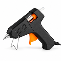 Pistolet à colle chaude PTC 100W avec buse en cuivre, alimenté par batterie, portable et idéal pour l'atelier industriel et les applications de collage rapide