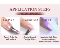 Prix Usine Marque Privée Vernis Gel 5 en 1 Effet Œil de Chat Magique UV LED Sans Base Ni Top Coat Professionnel pour Salon