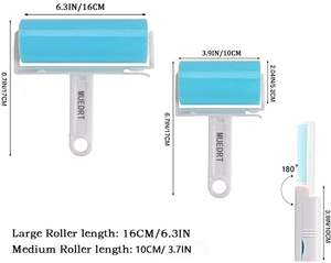 Rodillo quitapelusas de silicona al por mayor, lavable, con succión potente para eliminación de polvo - Product Image 6