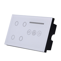 Interrupteur intelligent Wi-Fi Tuya App Homekit 4 voies avec variateur de lumière et écran tactile LCD, compatible Alexa Google Home, certifié SAA