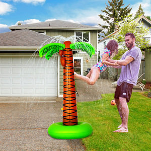 Inflatable Water Spraying Coconut Tree For Kids Outdoor Play Yard Fun - Product Image 1