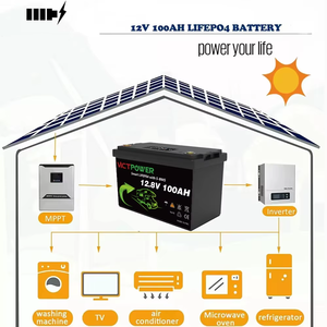 Batterie LiFePO4 VICTPOWER 1iP65 BT LCD 12,8V 200Ah 2560Wh à décharge profonde pour stockage d'énergie extérieur - Product Image 6