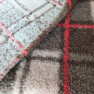 2024 vente chaude Super doux 100% Polyester ours en peluche fourrure recadrée Plaid Sherpa polaire tissu pour filles vêtements de nuit rideaux/vêtements - Product Image 4