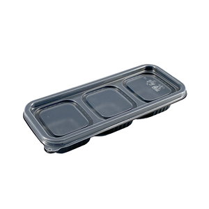 Vente directe des fabricants, petite boîte à portions noire en PP, compatible micro-ondes, pour les collations des enfants - Product Image 6