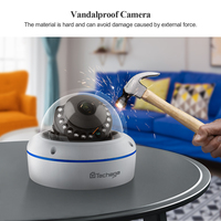 Kit NVR 32 canaux US Techage, résolution 4K, système de caméra de sécurité IP POE avec alarme 32CH