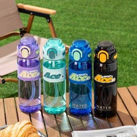 Nouvelle gourde de sport avec bec verseur pratique, simple et pratique pour une utilisation en extérieur, gourde de sport en plastique pour femme