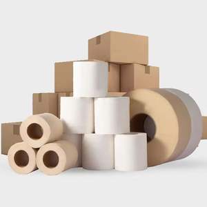 Papel Higiénico de Pulpa de Madera Virgen Suave Personalizado OEM de Alta Calidad en Rollo Grande de 500g 700g, Venta al por Mayor - Product Image 1