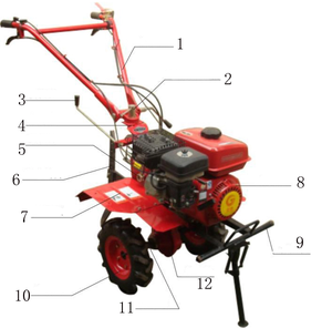 Mini tractor de Timón de potencia, piezas de repuesto, motor, azada, motor motorizado, cultivador de tierra de gasolina agrícola, Timón de potencia - Product Image 4