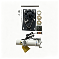 Moteur tubulaire étanche Weiyu AC1500 208-240V 200W 20RPM monophasé IE4 pour volet roulant électrique
