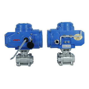 Actionneur motorisé DN25 DN40 DN50 DC24V AC230V avec filetage femelle NPT/G, commande marche/arrêt ou contrôleur, pour vanne à boisseau sphérique 3 pièces en acier inoxydable 304 - Product Image 3