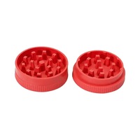 Broyeur à herbes en plastique à deux couches de 30 mm, fonction RYO, briquet manuel coloré pour accessoire-71 Holiday QY-003, fabricant OEM