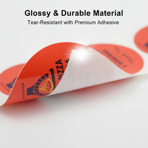 Customised labels for perfume and food packaging; synthetic paper stickers on rolls; waterproof, glossy or matt finishes - Product Image 2