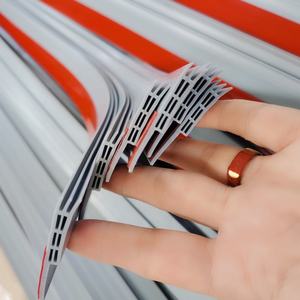 عالية الجودة باب الزجاج الأمامي ملصقات قوية الغراء أسفل الباب ختم قطاع باب أبيض أسفل الصوت العزل والغبار str - Product Image 4