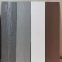 Revêtement mural extérieur en fibrociment moderne, ignifuge et résistant aux chocs, texture personnalisable pour grandes villas – Direct Usine