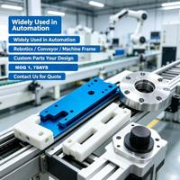Pièces de robot en aluminium usinées CNC, support de bras de précision personnalisé, plaque de fixation structurelle