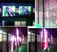 P2.9-6.25 P3.91-7.81 d'intérieur de SMD P3.91-7.81 l'affichage mené transparent de maille de fenêtre en verre a mené l'écran visuel mené par mur