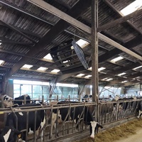 Ventilateur de grange agricole de 72 pouces pour le refroidissement et la ventilation du bétail, équipement pour ferme laitière