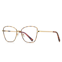 3087 elegante MARCO DE Metal para mujer para gafas ópticas diseño de lujo para gafas bloque de luz azul gran oferta bisagra de resorte