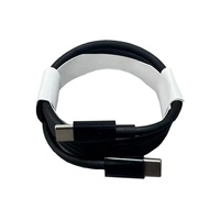 Câble de charge USB Type C 60W, charge rapide, synchronisation des données, câble en TPE noir, téléphone portable, tablette, ordinateur portable, câble durable