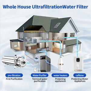 Filtre à <span class=keywords><strong>eau</strong></span> par ultrafiltration en acier inoxydable 304 avec membrane PVDF lavable pour usage domestique et industriel, capacité 2000 L, pour le traitement de l'<span class=keywords><strong>eau</strong></span> - Product Image 3